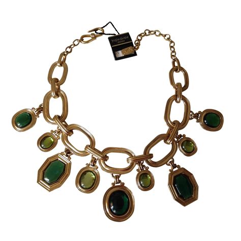 Yves saint laurent vintage dans colliers et pendentifs fantaisie